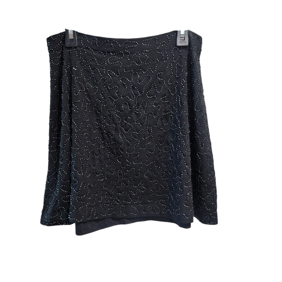 FREE PEOPLE 2 piece Beaded Black Skirt Set - Picture 8 of 11